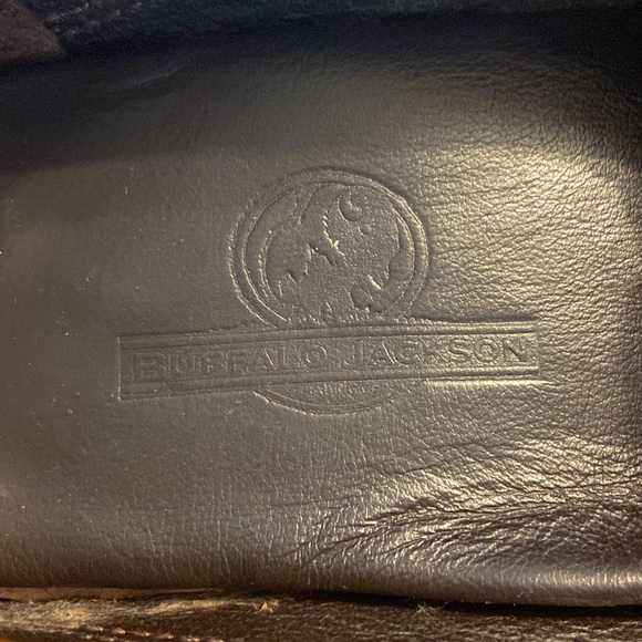 Buffalo Jackson Brown Bison Leather Driving Shoes Loafers Mens Sz 9 main image 4